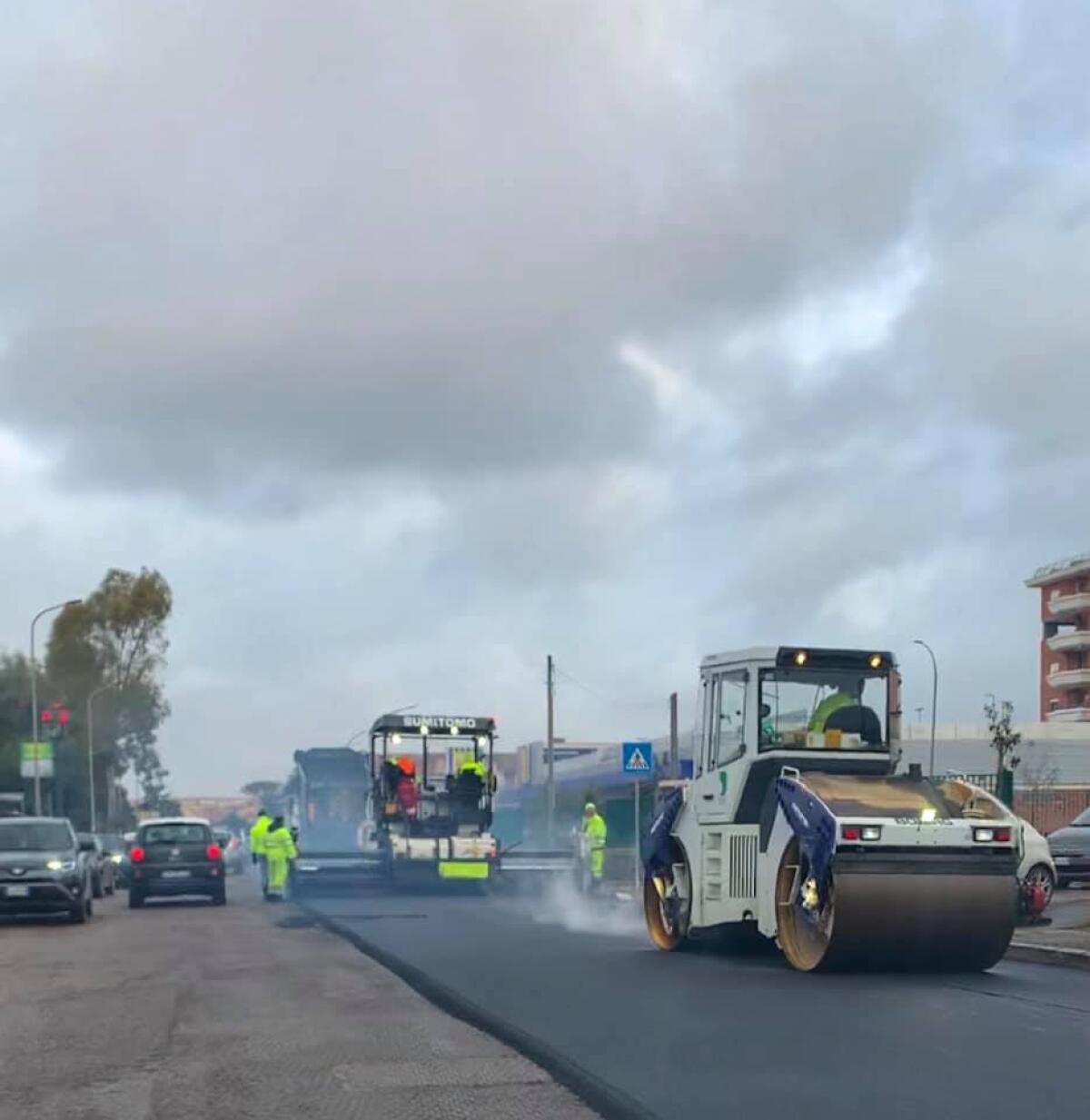 Aprilia, partiti i lavori in via Toscanini - 