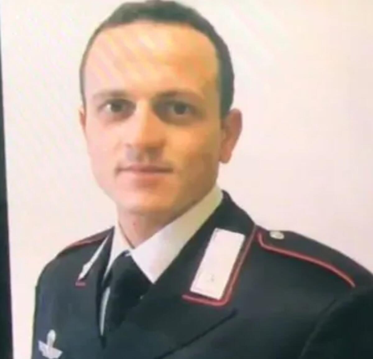 Lutto cittadino oggi a Sonnino: all’Abbazia di Fossanova i funerali del carabiniere Vittorio Iacovacci, ucciso in Congo. - 