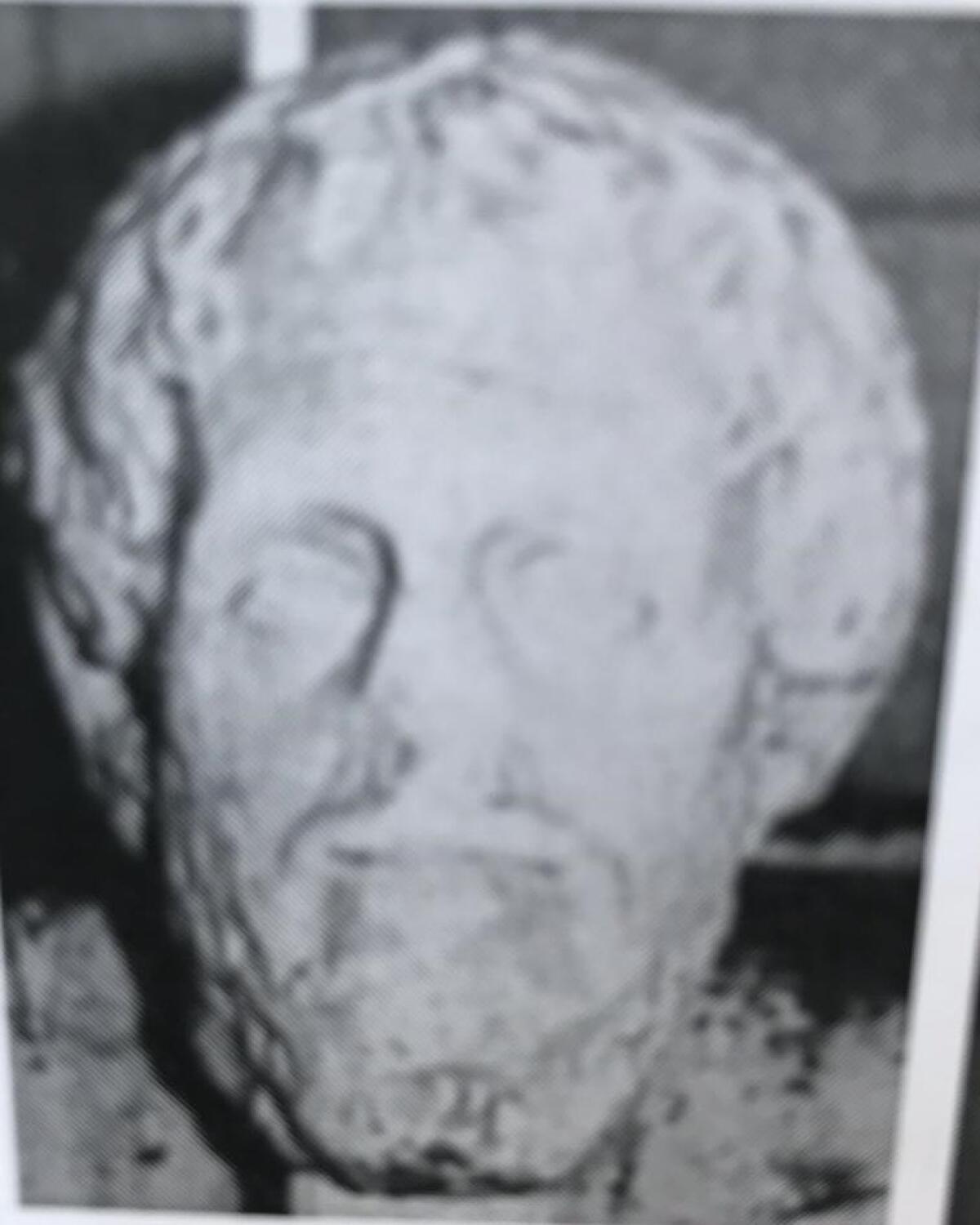 Ritrovata la testa romana trafugata dall'aula consiliare del Comune di Fondi nel 1979 - 