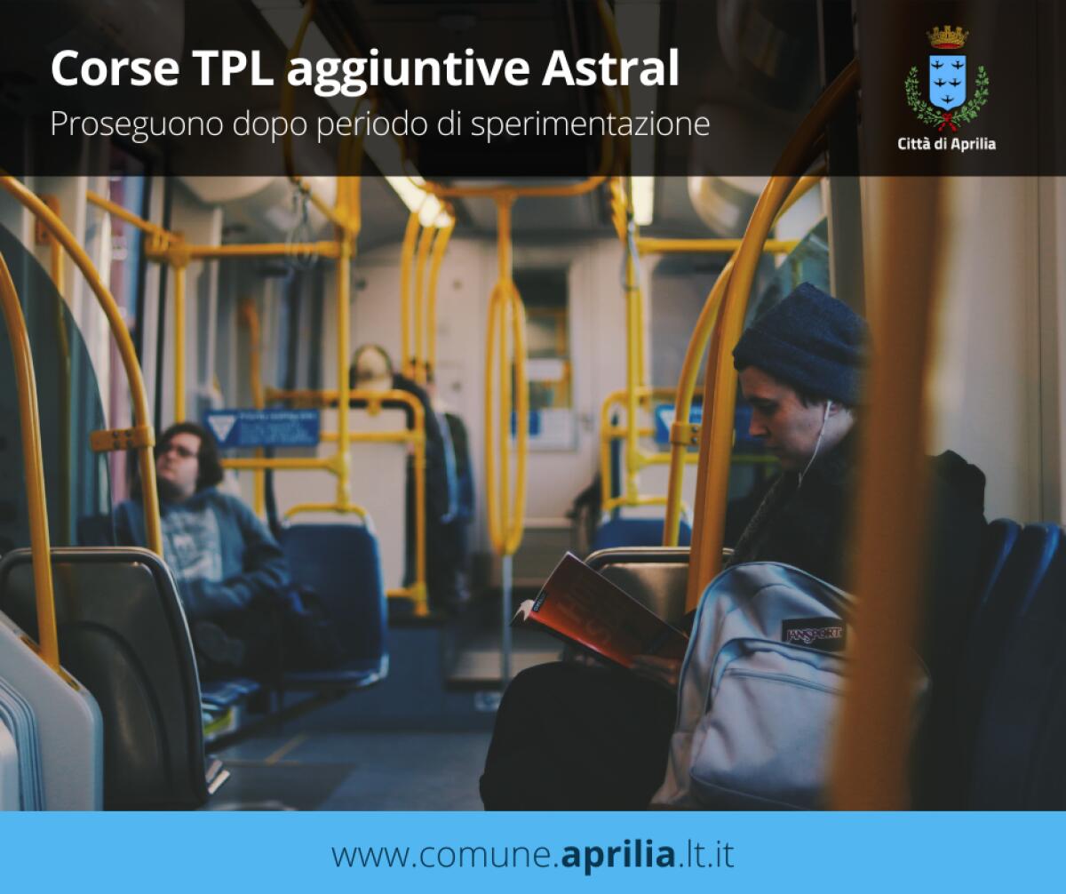 Prorogate le corse aggiuntive del Trasporto Pubblico Locale ad Aprilia: nessun cambiamento. - 