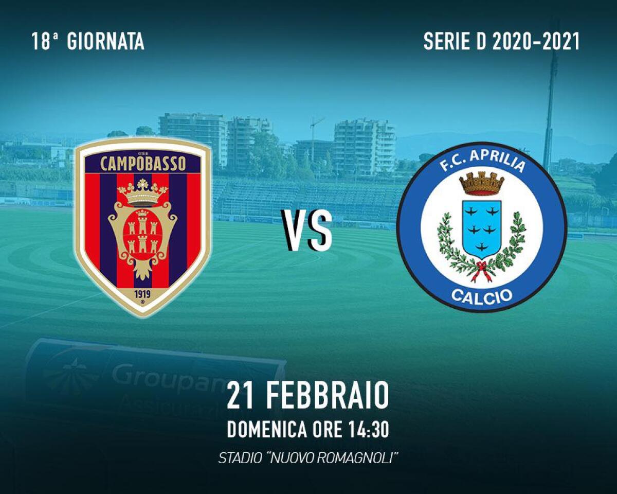 Calcio di serie D: per l’Aprilia difficile trasferta in casa della capolista Campobasso. Latina ospite del Gladiator. - 