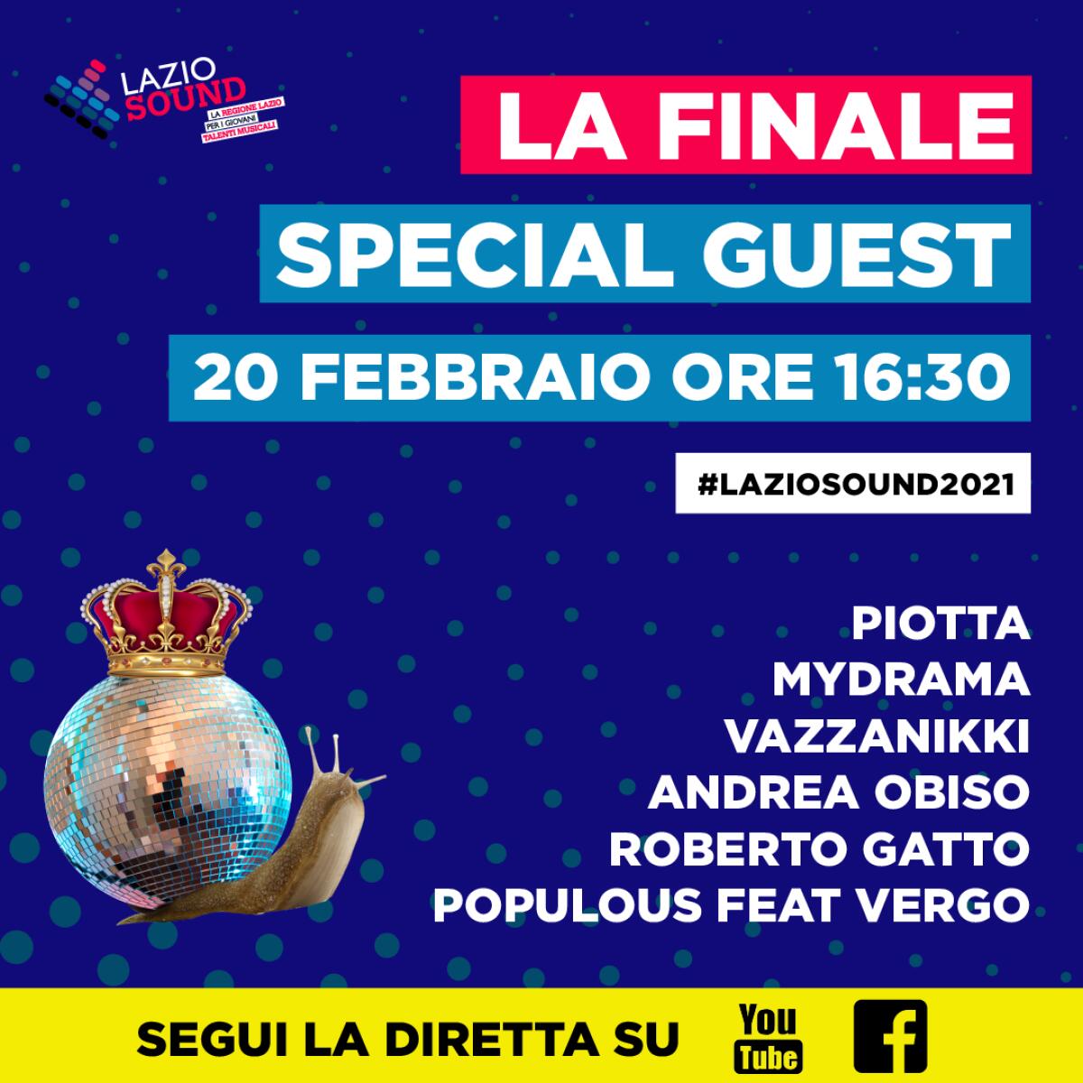 Al via la finale di LazioSound Scouting, diretta streaming sabato 20 febbraio - 