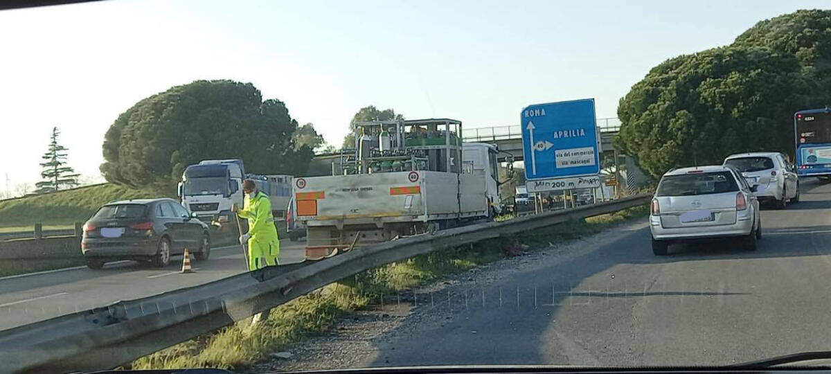 Pontina, due incidenti ad Aprilia: disagi al traffico verso Roma - 