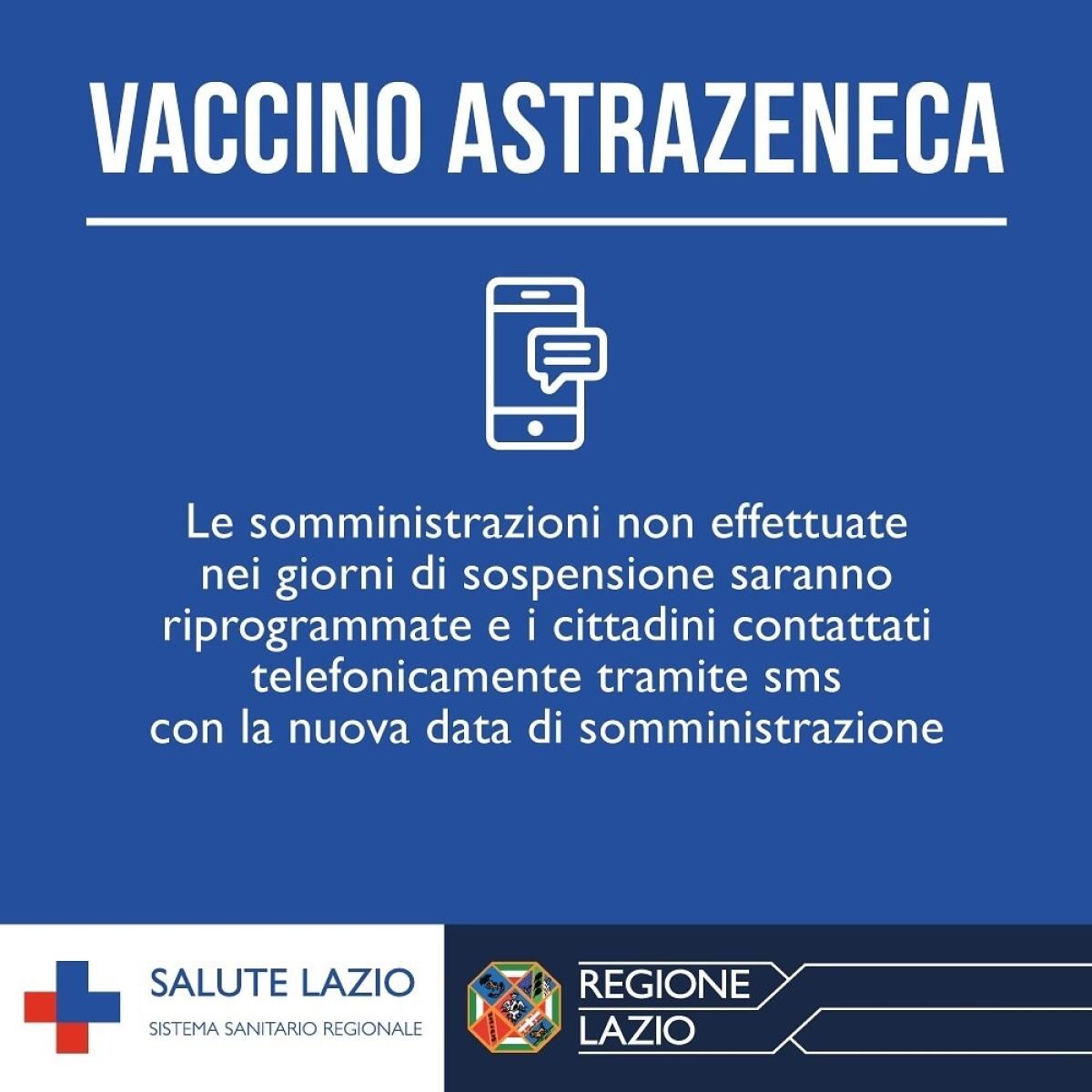 Vaccini anti Covid19: riprendono oggi alle 15.00 le somministrazioni del vaccino AstraZeneca. - 