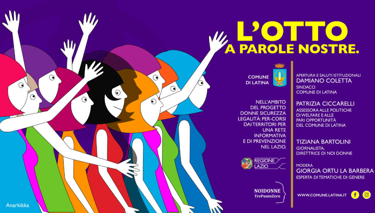 Latina - Le iniziative del Comune per la Giornata internazionale della donna - 