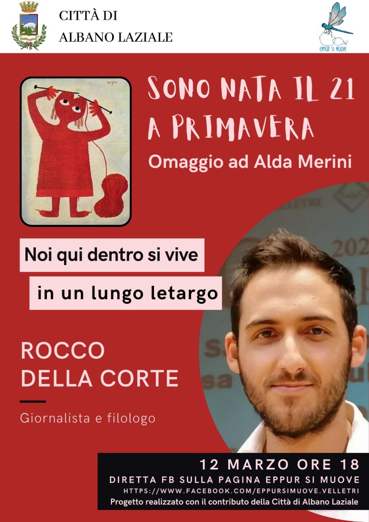 Inizia la rassegna omaggio ad Alda Merini “Sono nata il 21 a Primavera”. Lunedì prossimo diretta streaming. - 