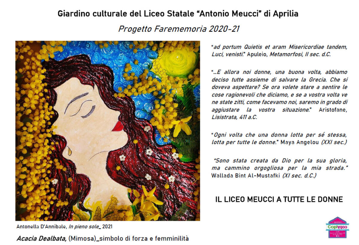 Il Giardino culturale e la Galleria della Memoria del Liceo Meucci di Aprilia - 