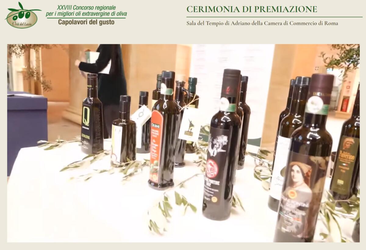 Orii del Lazio: 5 olivicoltori della provincia di Latina tra i Capolavori del Gusto - 