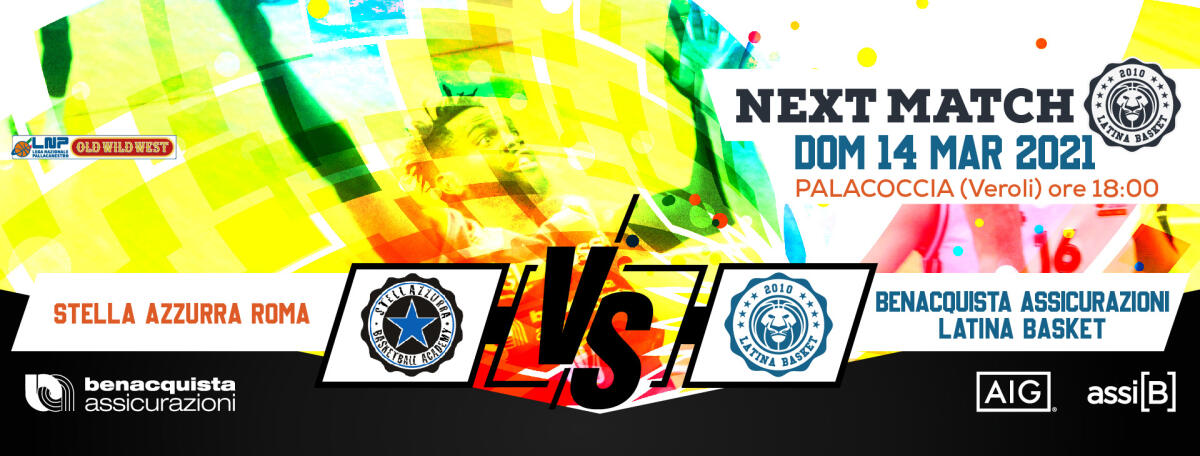 Basket maschile serie A2: il Latina questa domenica affronta la Stella Azzurra Roma. Seguiranno tre incontri casalinghi. - 