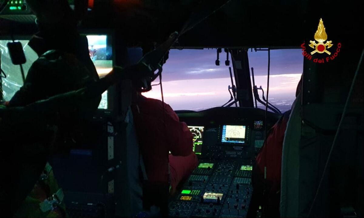 Perde l’orientamento sul Monte Leano, a Terracina: soccorso da un elicottero dei Vigili del Fuoco. Le immagini. - 