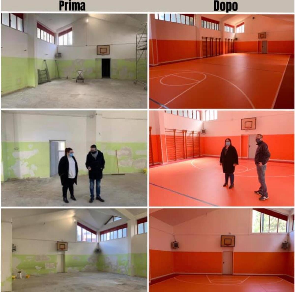 Aprilia, terminati i lavori di ristrutturazione della palestra della scuola “Elsa Morante” - 