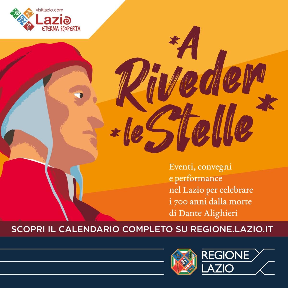 #Dantedi2021: la Regione Lazio celebra Dante Alighieri con il programma di eventi “A Riveder le Stelle”. - 