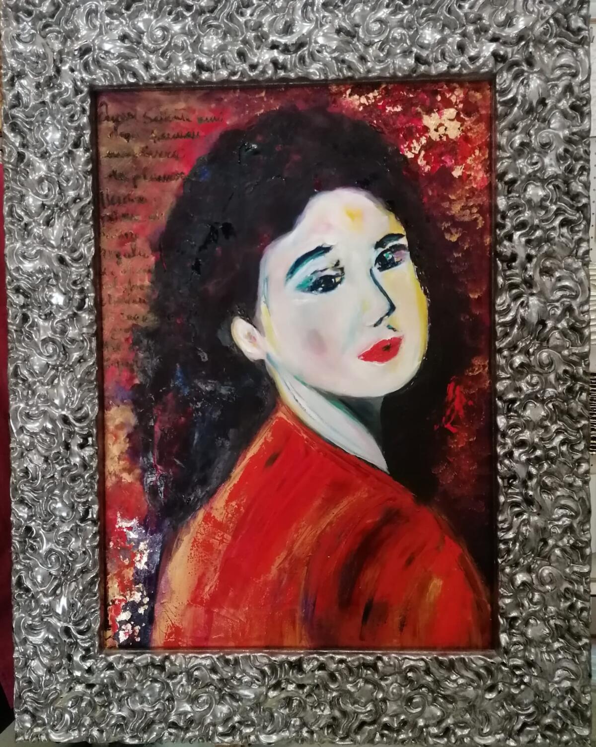 FareMemoria, al Liceo Meucci di Aprilia il ritratto di Anna Ridolfi dell'artista Erika Mallardi - 