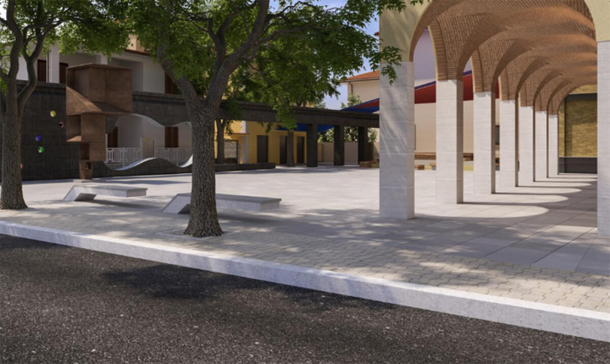 Questa domenica ad Aprilia la cerimonia di inaugurazione della nuova piazza delle Erbe, dietro al mercato coperto. - 