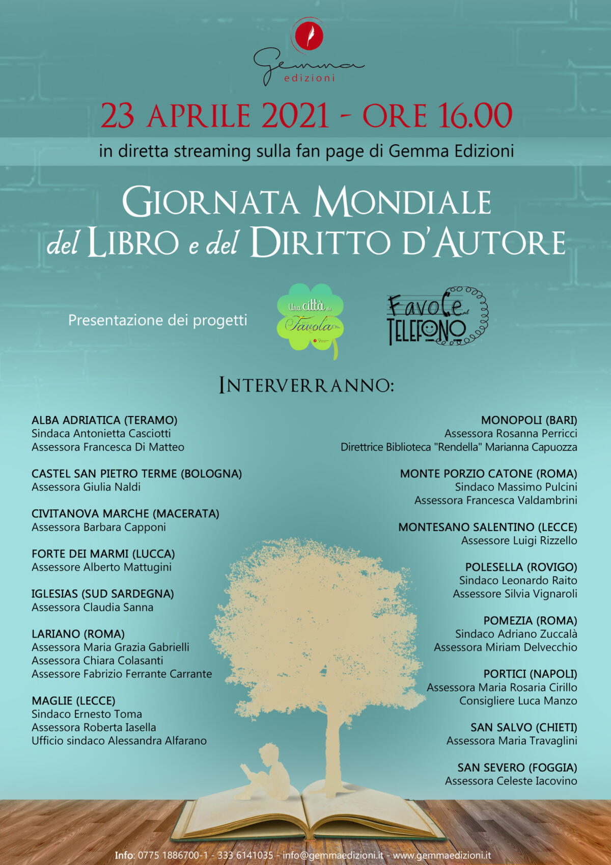 Oggi, con un evento on line, il Comune di Pomezia presenta la collana di libri “Una Città da favola”. - 