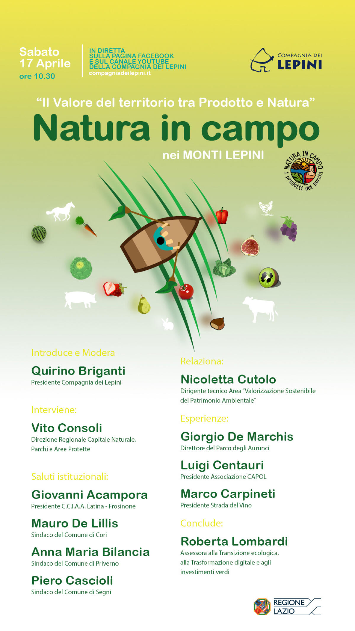 “Natura in Campo”: videoconferenza per la presentazione del progetto della Compagnia Monti Lepini. - 