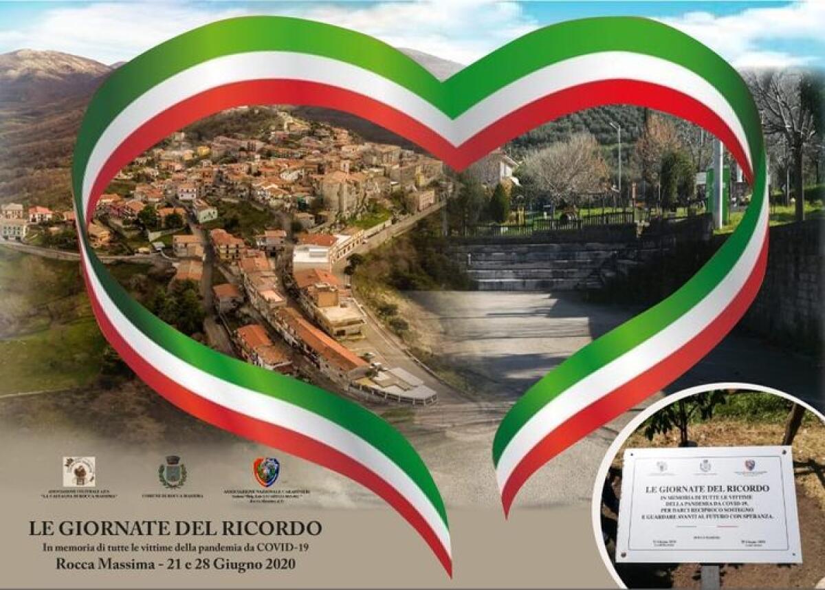 ROCCA MASSIMA - Gli auguri di Pasqua dell’associazione Castagna e dei Carabinieri col pensiero alle vittime del Covid. - 