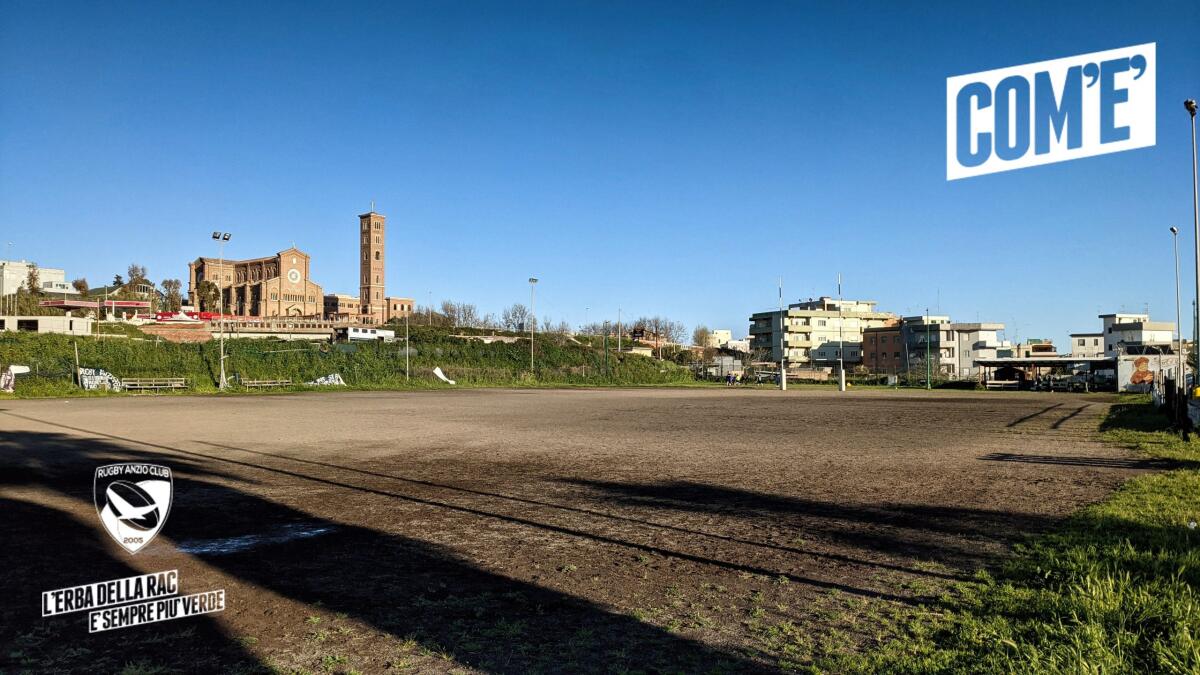 Rugby Anzio Club: lunedì 19 aprile iniziano i lavori per la posa del manto erboso al Campo Marconi. - 