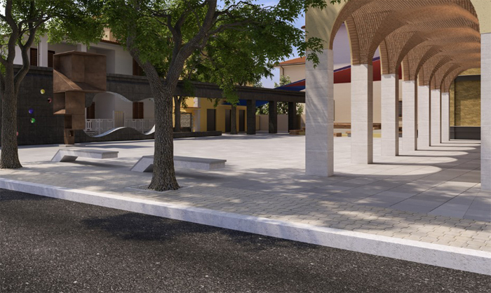 il progetto di riqualificazione di Piazza delle Erbe, ad Aprilia