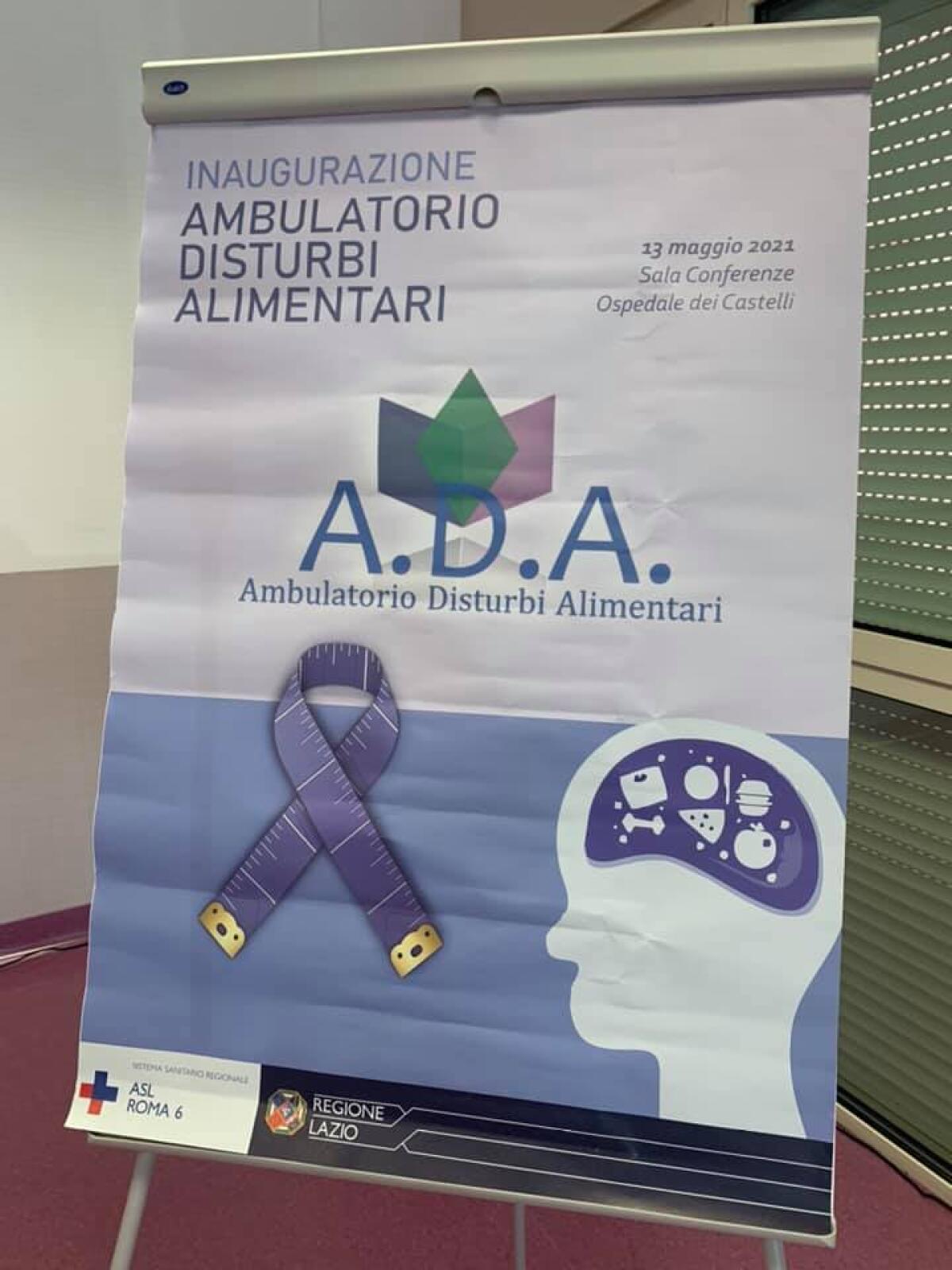 Inaugurato dalla Asl Roma6 l’Ambulatorio per i Disturbi Alimentari presso l’Ospedale dei Castelli. - 