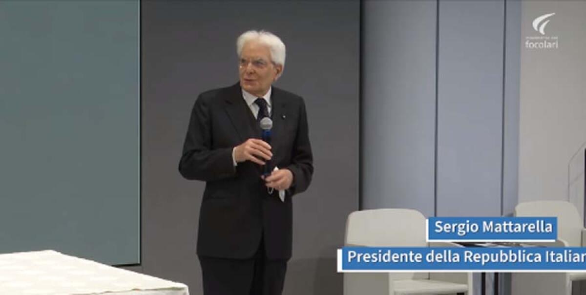 Il Presidente Mattarella visita il centro religioso dei Focolari di Rocca di Papa - 