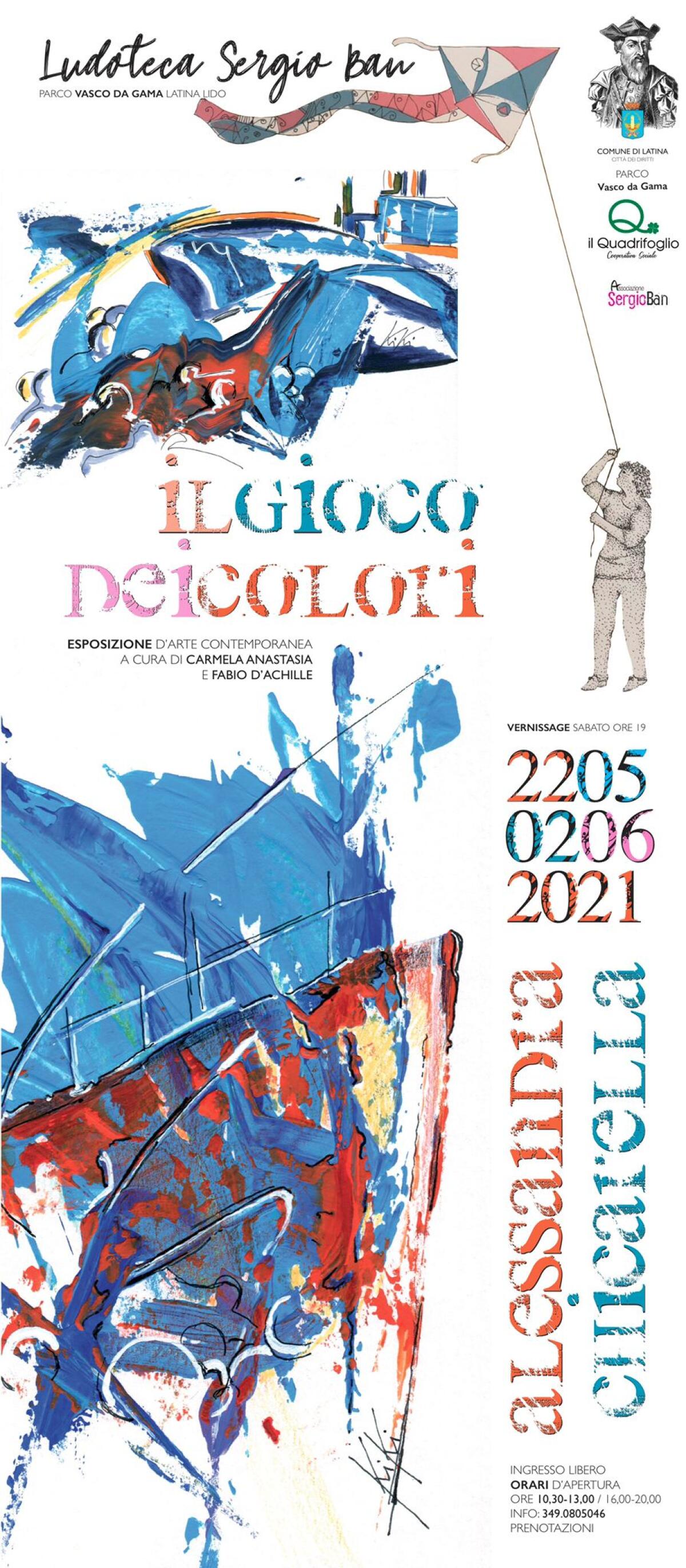 Alessandra Chicarella ed il suo “Gioco dei Colori” in mostra alla Ludoteca Sergio Ban di Latina. - 