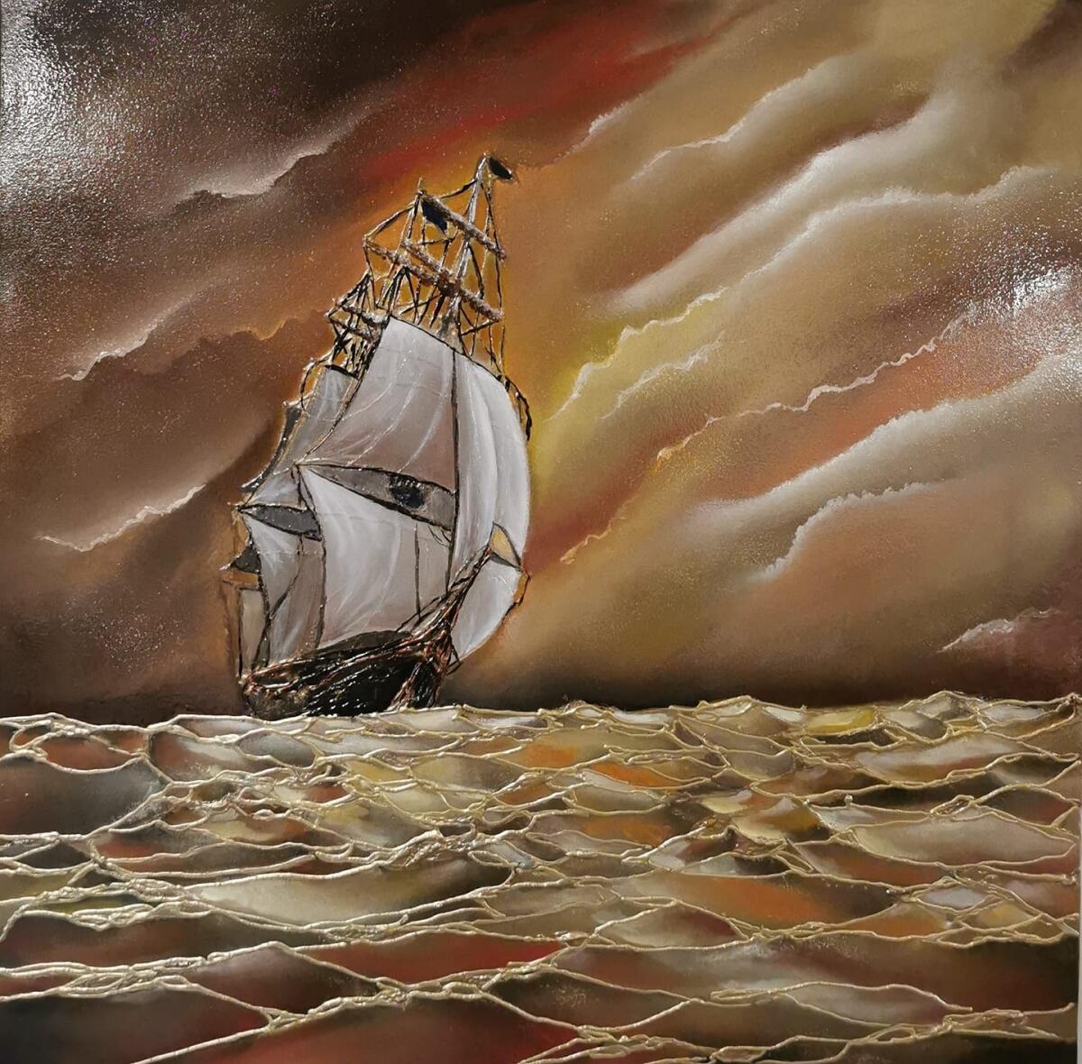 La “pittura materica” di Mario Spagnoli in mostra a Bassiano - 