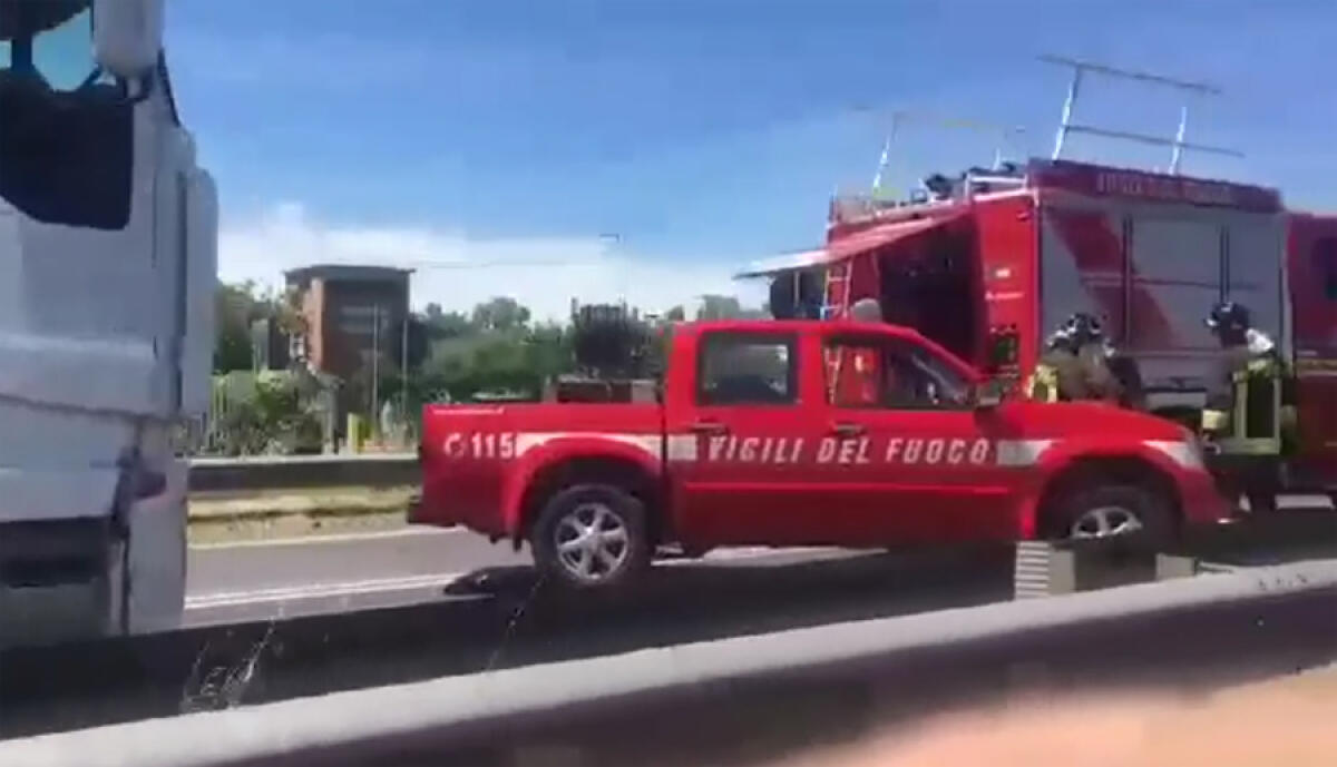 Rimosso l’incidente sulla Pontina, all’altezza di  Latina. Due ore di traffico in tilt. - 