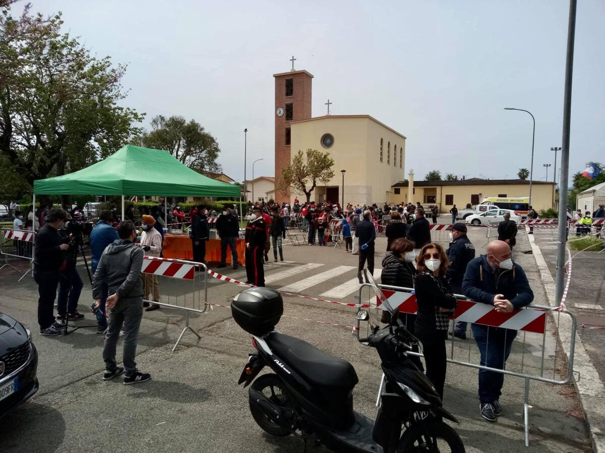 Screening sulla comunità indiana a Borgo Hermada, previsti 600 tamponi - 