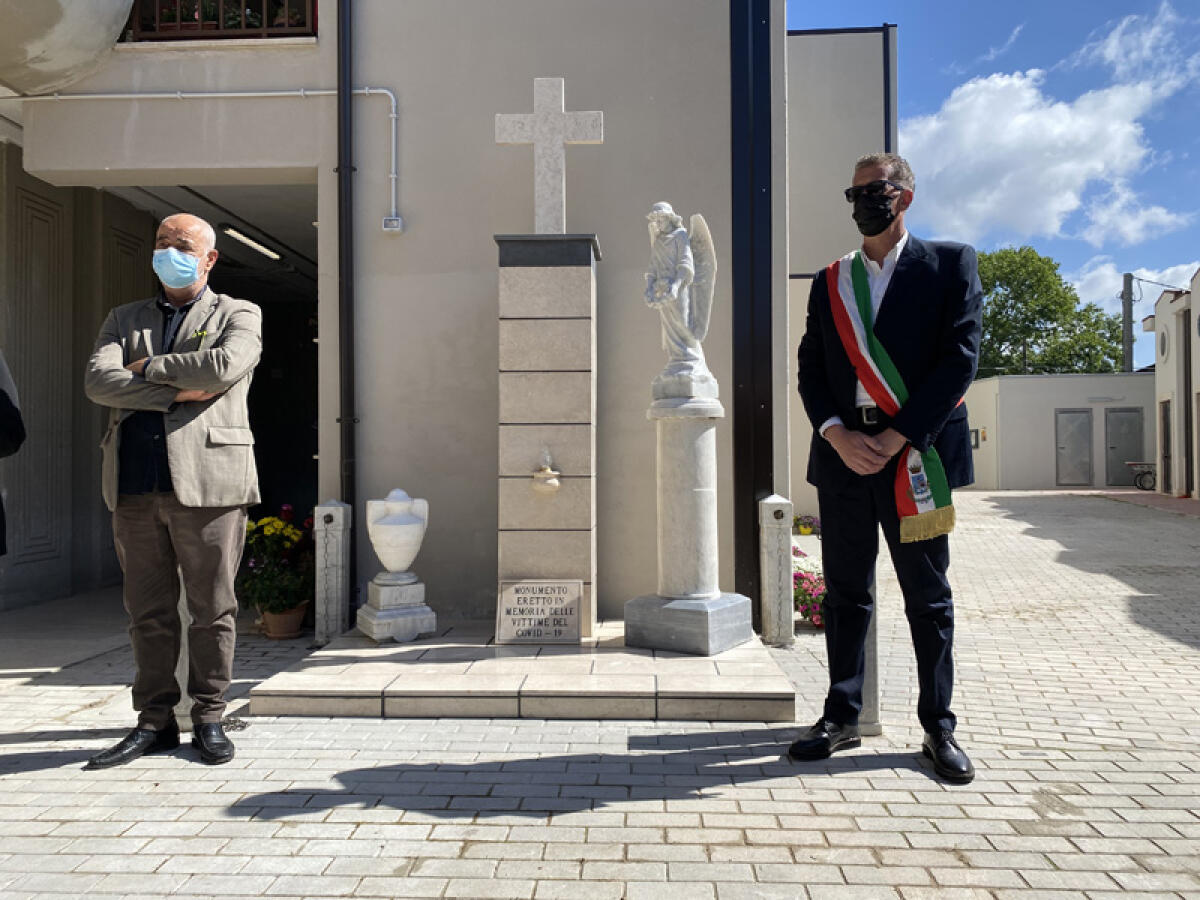 Inaugurato a Nettuno il monumento in memoria delle vittime del Coronavirus. - 