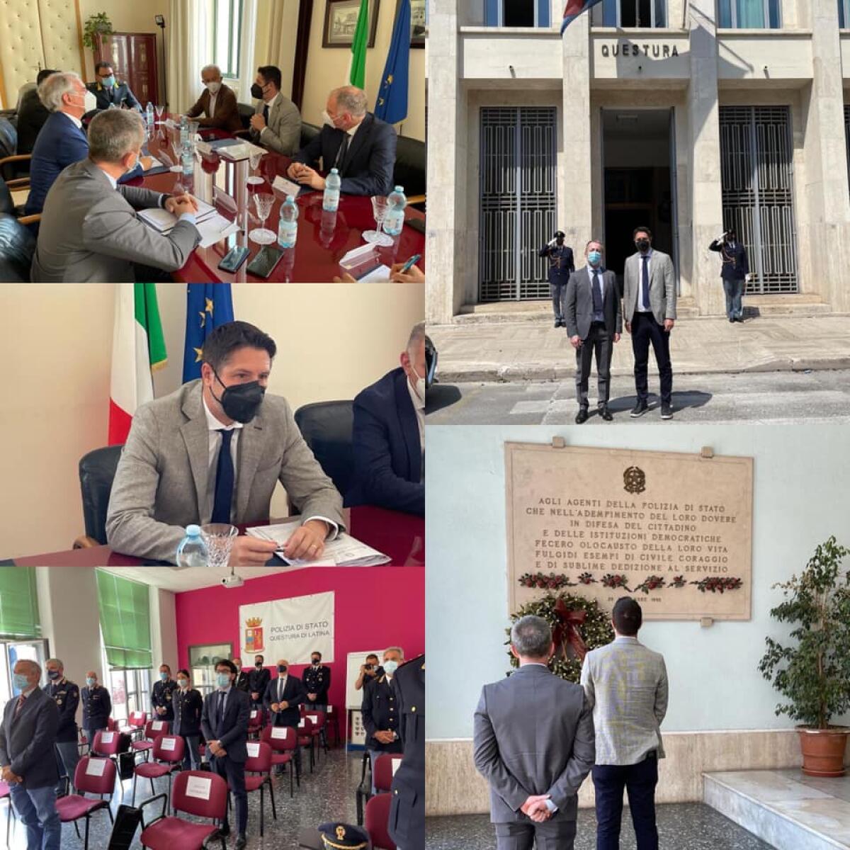 Molteni visita agenti feriti in servizio anti-estorsione a Formia: "Serve taser" - 