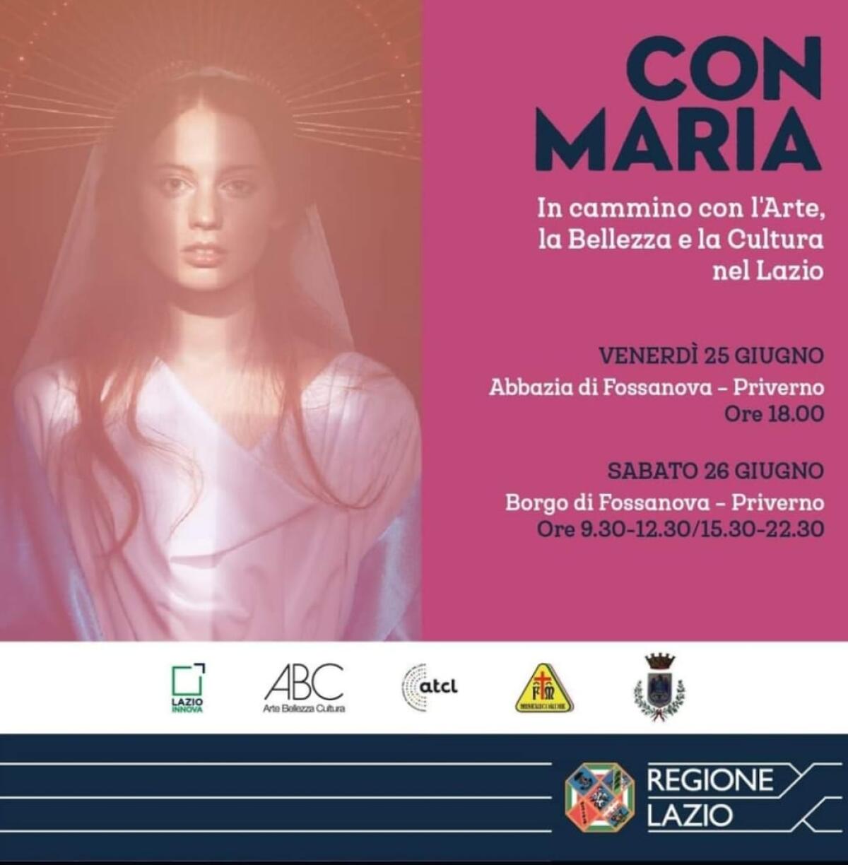 A Fossanova-Priverno fa tappa il progetto “Con Maria, in cammino con l’arte, la bellezza e la cultura” - 