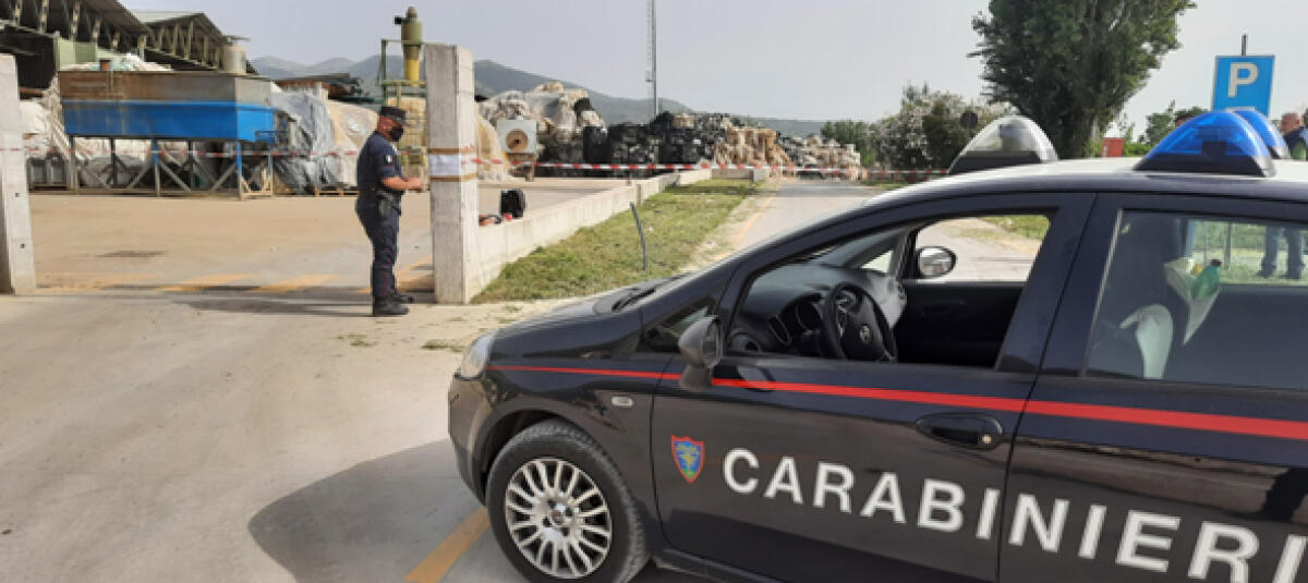 Gestione illecita di rifiuti a Roccasecca, sequestrato impianto. Una denuncia - 