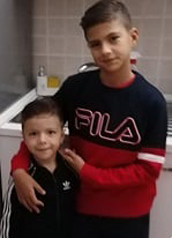 i due fratellini David e Daniel