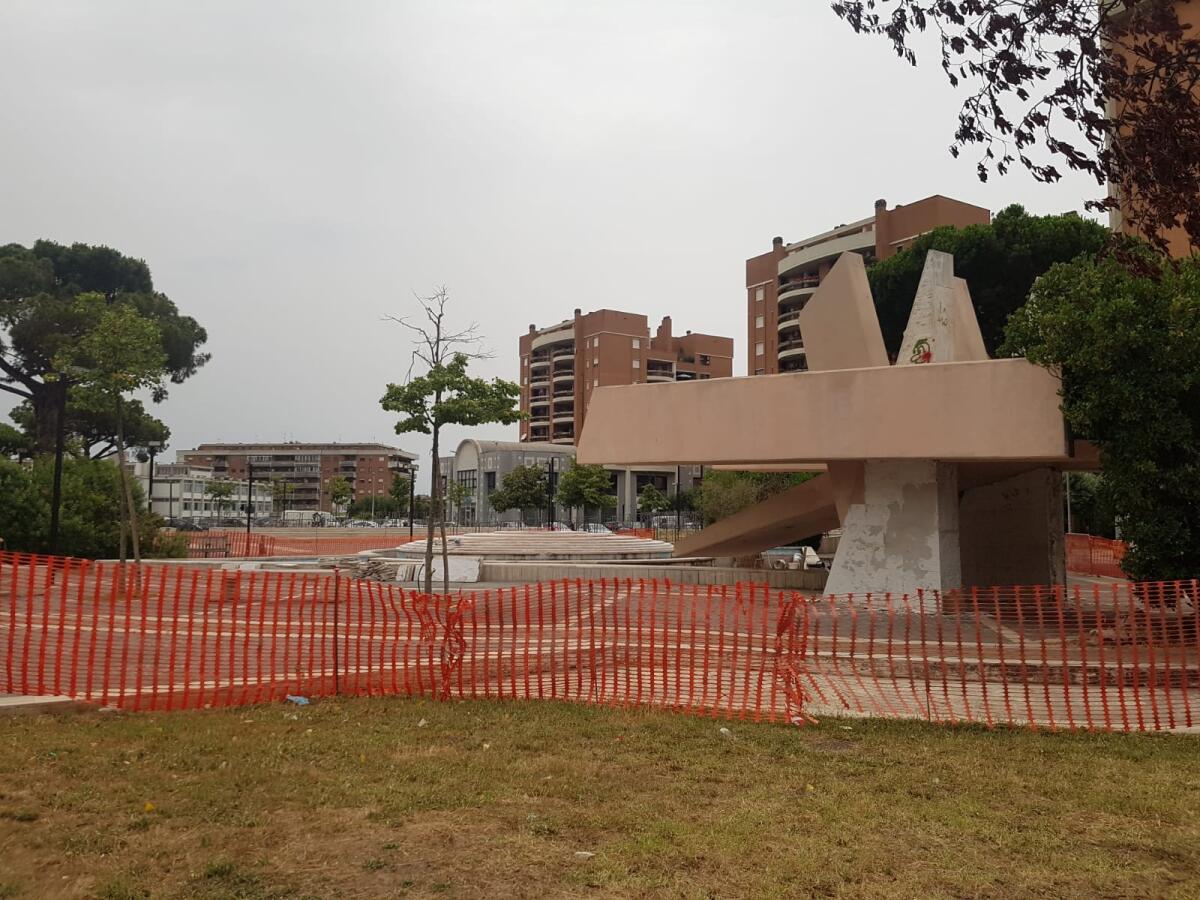 Partiti a Pomezia i lavori di riqualificazione di piazza San Benedetto da Norcia - 