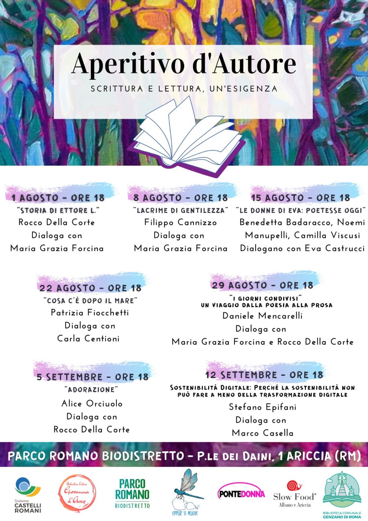 “Aperitivo d’autore” ad Ariccia per il mese di agosto - 