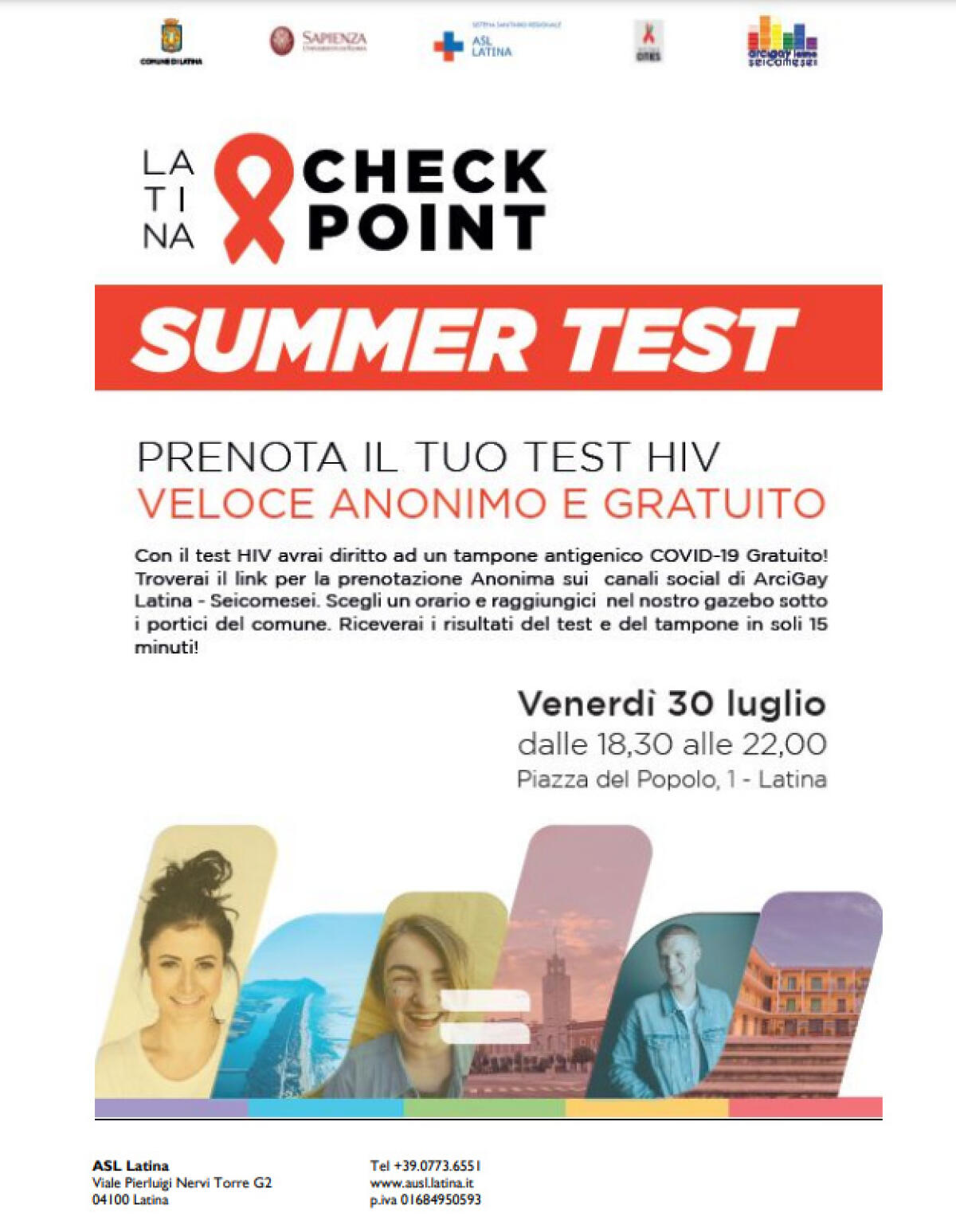 Hiv - A Latina c'è il Summer test anonimo e gratuito: l'iniziativa da domani pomeriggio - 