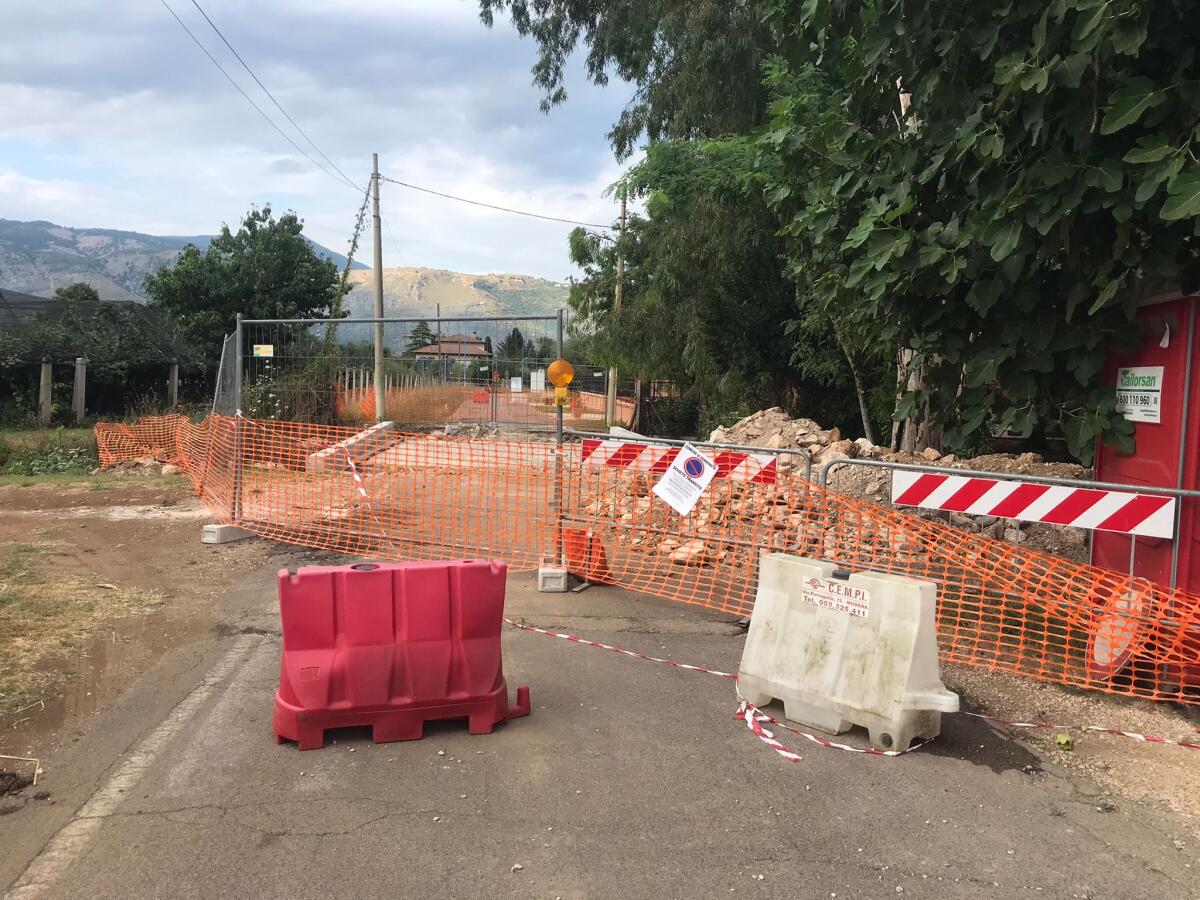 Sicurezza stradale a Sermoneta: in corso i lavori su via Ponte Sordino. - 
