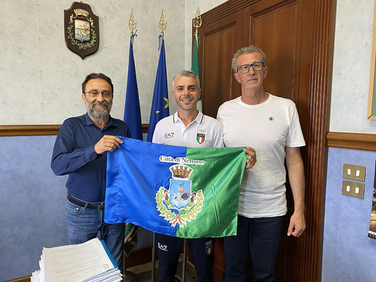 Nettuno alle Olimpiadi: dal Comune una bandiera della città ai rappresentanti a Tokyo 2020. - 