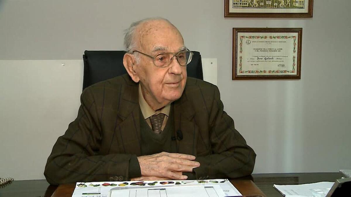 Latina, muore a 100 anni lo storico imprenditore Imo Galanti - 