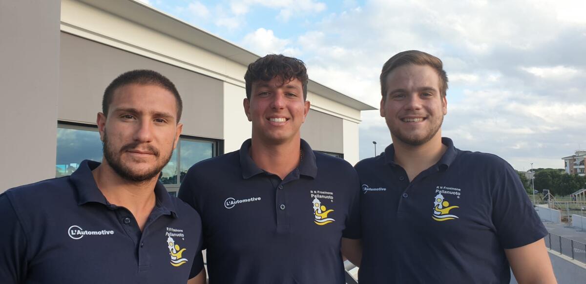 Momento d’oro per la pallanuoto ad Anzio: Droghini, Barberini e Lucci protagonisti della promozione in A2 con la Rari Nantes Frosinone. - 
