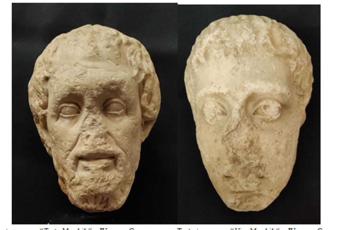 I Carabinieri per la Tutela del Patrimonio Culturale restituiscono al Museo Civico di Fondi due teste in marmo rubate 41 anni fa - 