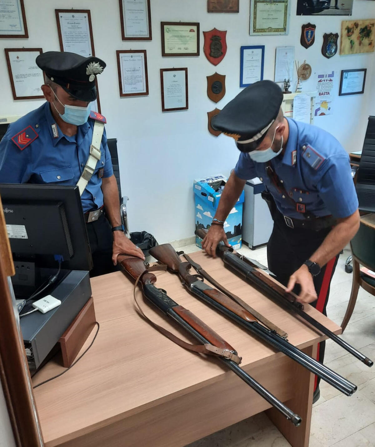 Detenzione abusiva di armi e munizioni, denunciato 63enne a Sezze - 