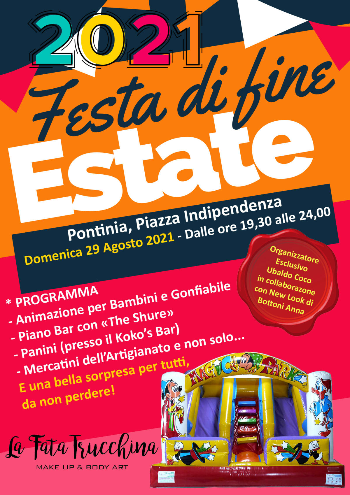 A Pontinia questa domenica 29 Agosto “Festa di fine Estate” in Piazza Indipendenza. - 