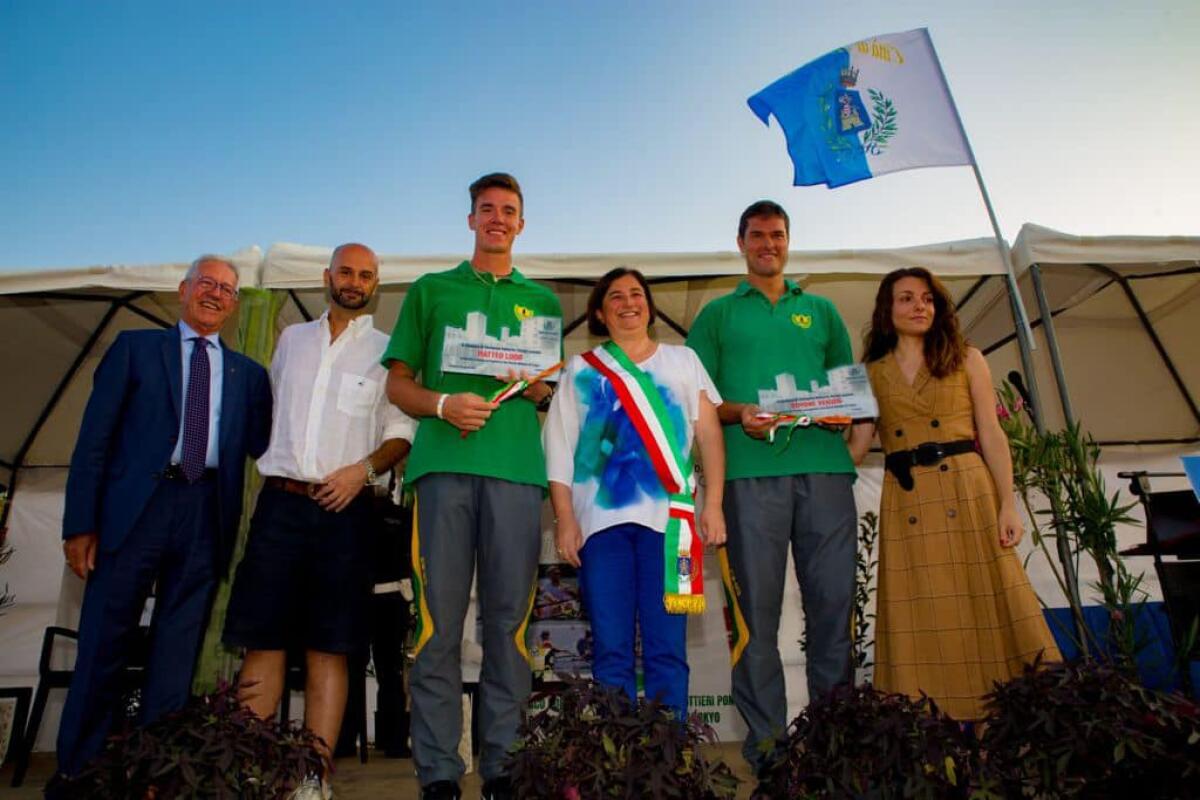 Olimpiadi - Calorosa accoglienza a Terracina per Matteo Lodo e Simone Venier - 
