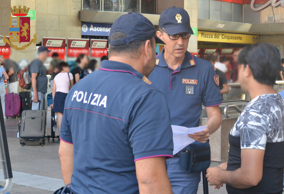 5 arrestati, 24 indagati e circa 8.700 persone controllate: i controlli della polizia nelle stazioni del Lazio - 