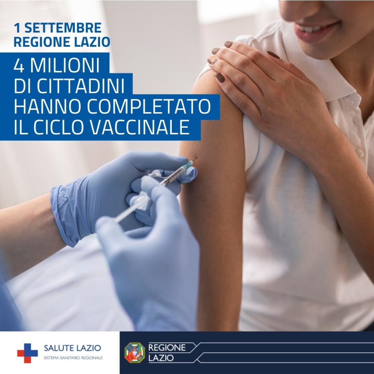Vaccini anti-Covid; l’assessore D’Amato: nel Lazio hanno completato il ciclo vaccinale 4 milioni di cittadini. - 