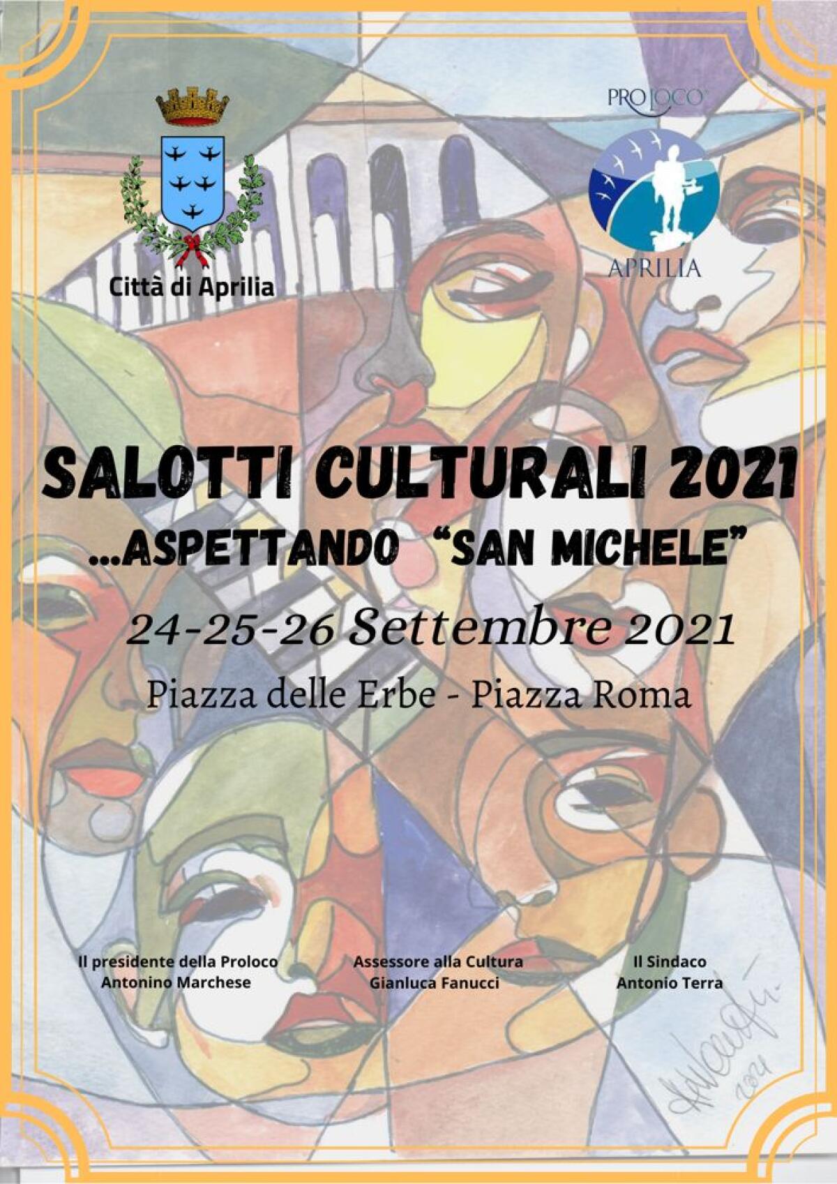 Aprilia - San Michele, si inizia con i Salotti Culturali: questo venerdì in piazza delle Erbe le arti letterarie - 