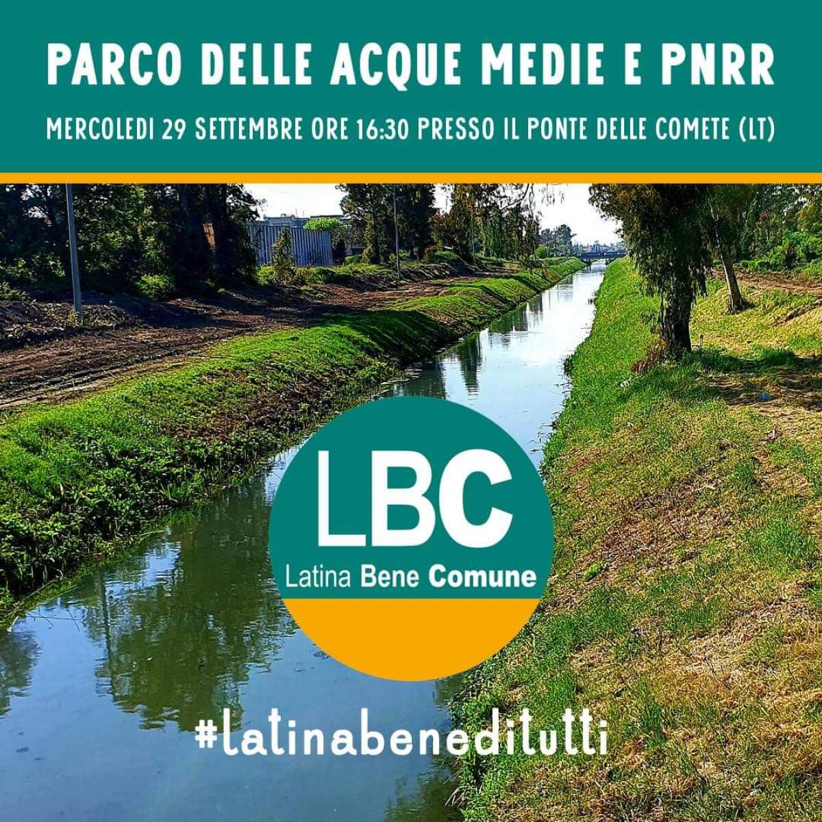Incontro pubblico oggi al Parco urbano delle Acque Medie, a Latina, per il candidato sindaco Damiano Coletta. - 