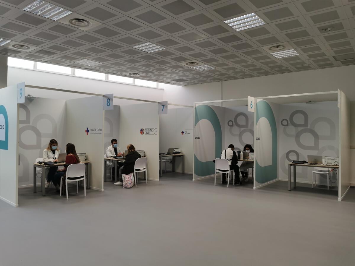 La Asl di Latina trasferisce il centro vaccinale del Teatro San Francesco presso l’hub della ex Rossi Sud. - 